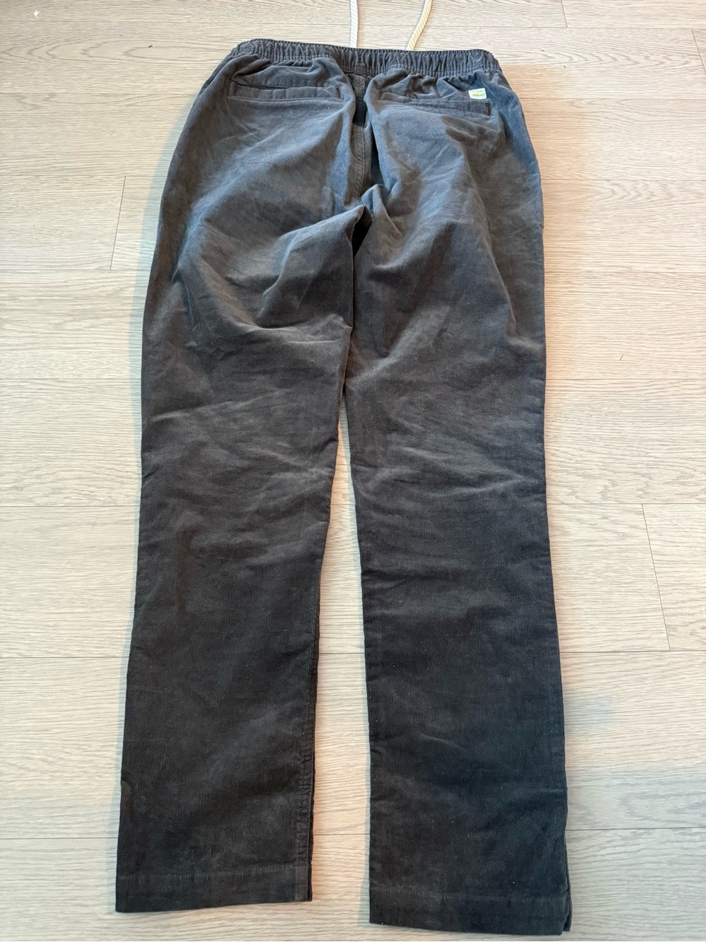 Vuori Optimist Corduroy Pants Brown Drawstring Mens Size Medium - Picture 6 of 6
